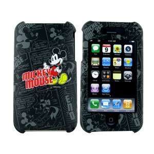   Case for Apple iPhone 3G & 3GS, Mickey Mouse Comic Black Electronics