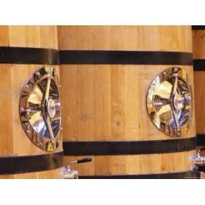 Detail of Fermentation Tanks Vats with Steel Door, Maison Louis Jadot 