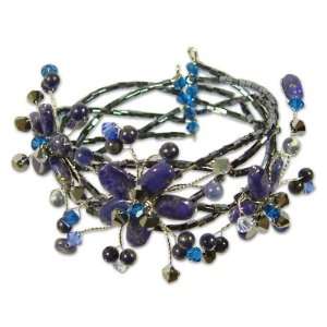  Lapis lazuli wrap bracelet, Garland Jewelry