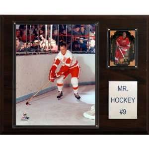  NHL Gordie Howe Detroit Red Wings Player Plaque