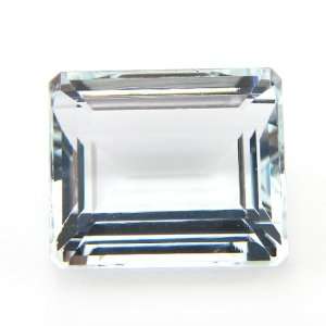 Natural Blue Aquamarine Loose Gemstone Emerald Cut 11.05cts 14*12mm 