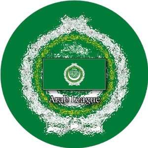    Pack of 12 6cm Square Stickers Arab League Flag: Home & Kitchen