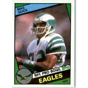  1984 Topps # 333 Mike Quick Philadelphia Eagles Football 