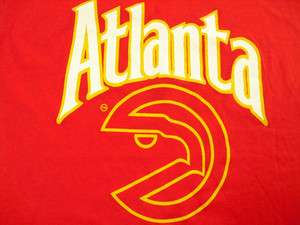 NEVER WORN!! 80s vtg ATLANTA HAWKS old logo T SHIRT NBA basketball 