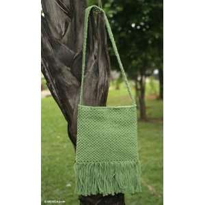  Cotton shoulder bag, Green Grass Kitchen & Dining