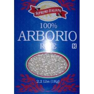 100 % Arborio Rice Supremo Italiano  Grocery & Gourmet 