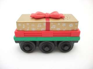 MUSICAL GIFT CAR Thomas Wooden Christmas Present Holiday Train JINGLE 