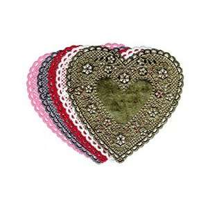  Doilies 4 Pink Hearts Toys & Games
