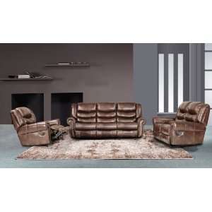  Wilmington 3 pc Bonded Leather Sofa & Loveseat & Chair Set 