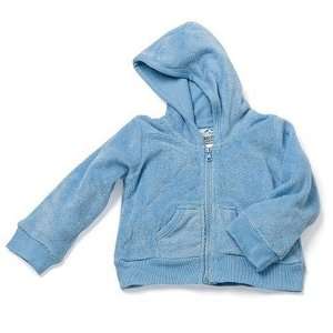UV Protective Terry Hooded Jacket   Baby Blue: 6 Months
