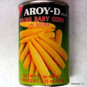 Aroy D   Young Baby Corn in Brine (Net Wt. 15 Oz.)  