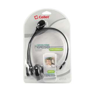 Cellet NEW 3.5mm Office Cell Phone Headset Headphones With Mic In 