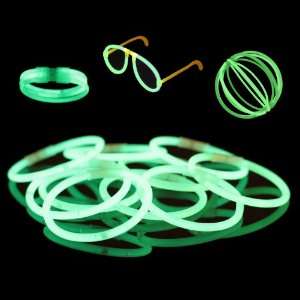  50 8 Premium Glow Stick Bracelets (Green) Toys & Games