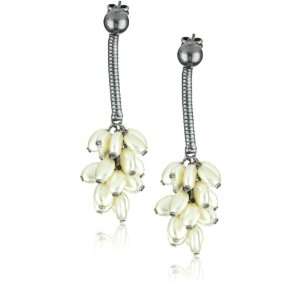  Elena Canter Lili Arroz In Silver with Dangling Crystals 