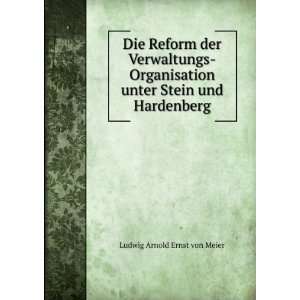   unter Stein und Hardenberg Ludwig Arnold Ernst von Meier Books