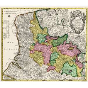  ARTESIA BELGIUM 1740 MAP