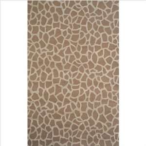   Hand Tufted Area Rug Giraffe 9 x 12 Taupe Carpet: Furniture & Decor