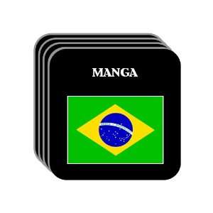  Brazil   MANGA Set of 4 Mini Mousepad Coasters 