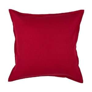  20 x 20 Plain Woven Pillow   Red