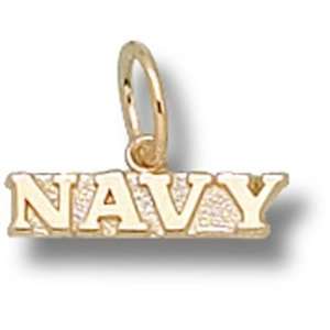   US Naval Academy Navy 1/8 Pendant (Gold Plated)