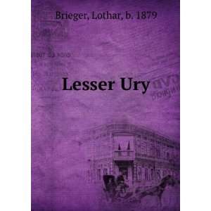  Lesser Ury Lothar, b. 1879 Brieger Books