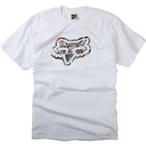  Fox Racing Change Head T Shirt   Large/White: Automotive