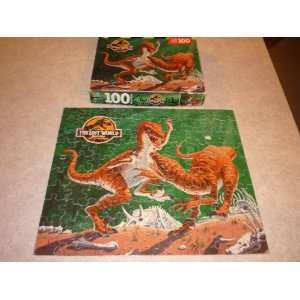   1997 JURASSIC PARK THE LOST WORLD 100 PIECE PUZZLE 