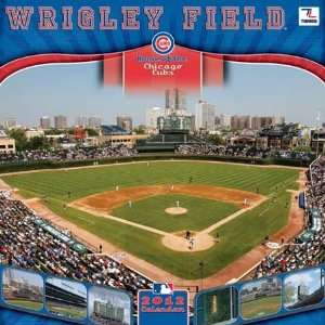  Chicago Cubs Wrigley Filed 2012 Team Wall Calendar Sports 