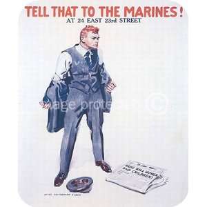   That To The Marines World War I US Military MOUSE PAD