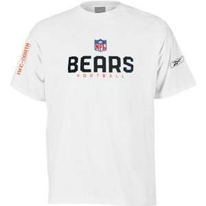   Chicago Bears White 2007 Sideline Callsign T Shirt: Sports & Outdoors