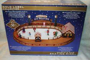   CHRISTMAS WORLDS FAIR SKATING RINK ANIMATED MUSICAL COLLECTIBLE  