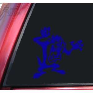  Taz Tasmanian Devil Vinyl Decal Sticker   Blue Automotive
