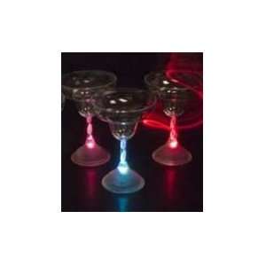  8 oz LED Light Up Flashing Margarita Glass Toys & Games