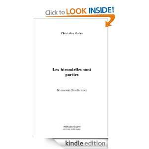 Les hirondelles sont parties (French Edition) Christaline Océan 