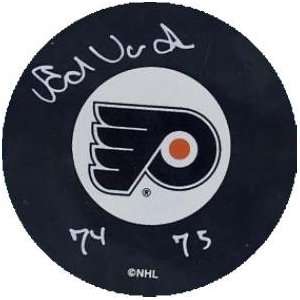  Ed Van Impe Signed Puck   ): Sports & Outdoors