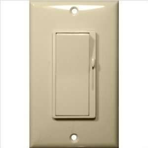   Dimmer and On/Off Switch, Ivory, Single Pole, Magnetic, Low Voltage