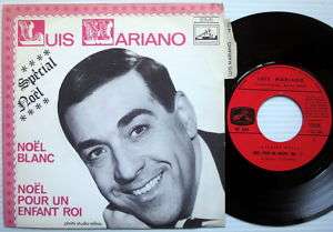 LUIS MARIANO Noel Blanc French Import Christmas 45  