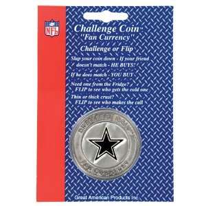   Dallas Cowboys NFL Challenge Coin/Lucky Poker Chip: Sports & Outdoors