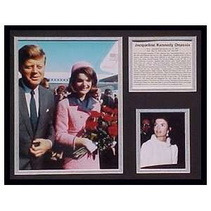 Jackie Kennedy Onassis/Collectors Photo Presentation Framed  