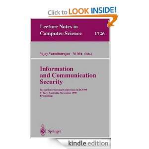 Information and Communication Security Second International 