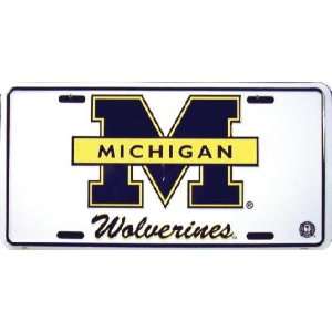  Michigan Wolverines Metal License PlateTag Auto Vehicle 