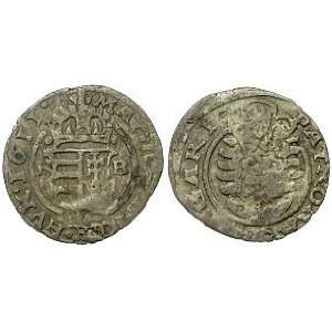  Hungary, Matthias II, 1608   1619; Silver Denar Toys 