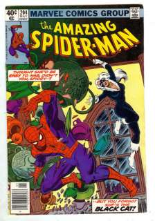 THE AMAZING SPIDER MAN #204 1980 MARVEL COMIC BOOK GOOD  