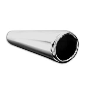 Lawson Industries 56143 LXP Chrome Series Straight Rolled Cone Exhaust 