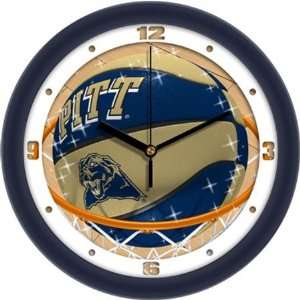  Pittsburgh PITT Panthers NCAA 12In Slam Dunk Wall Clock 