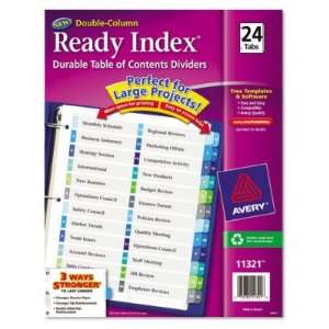 Avery Ready Index Two Column Table of Contents Divider 