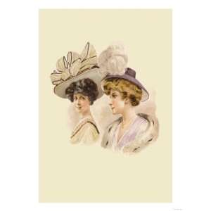  Fancy Hats Giclee Poster Print, 18x24