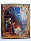 NATIVITY OF JESUS CHRIST, CHRISTMAS Orthodox Icon Prayer Lithograph