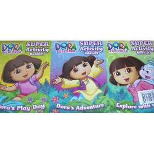   Dora the Explorer 3 Pack Super Activity Booklets: Toys & Games