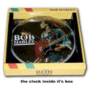    Bob Marley logo Wall Clock With Glass Cover